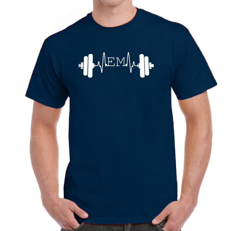 CAMISETA-AZUL-MARINO-E&M camiseta manga corta e&m