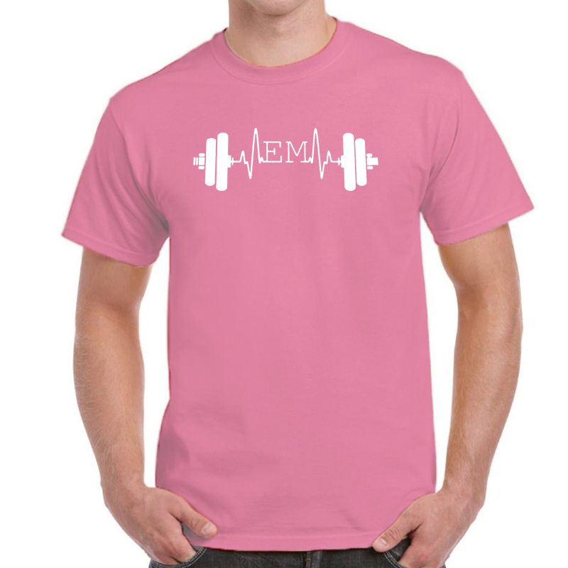CAMISETA-ROSA-E&M camiseta rosa manga corta e&M